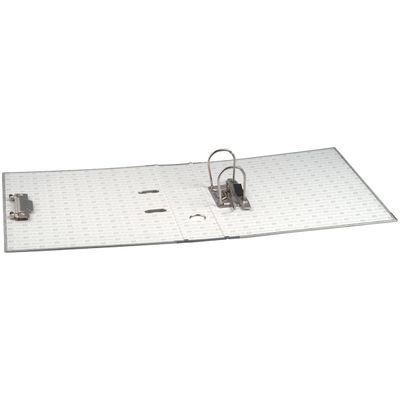 Exacompta - Classeur à levier - Dos 70 mm - A4 - pour 550 feuilles - gris marbré avec dos gris