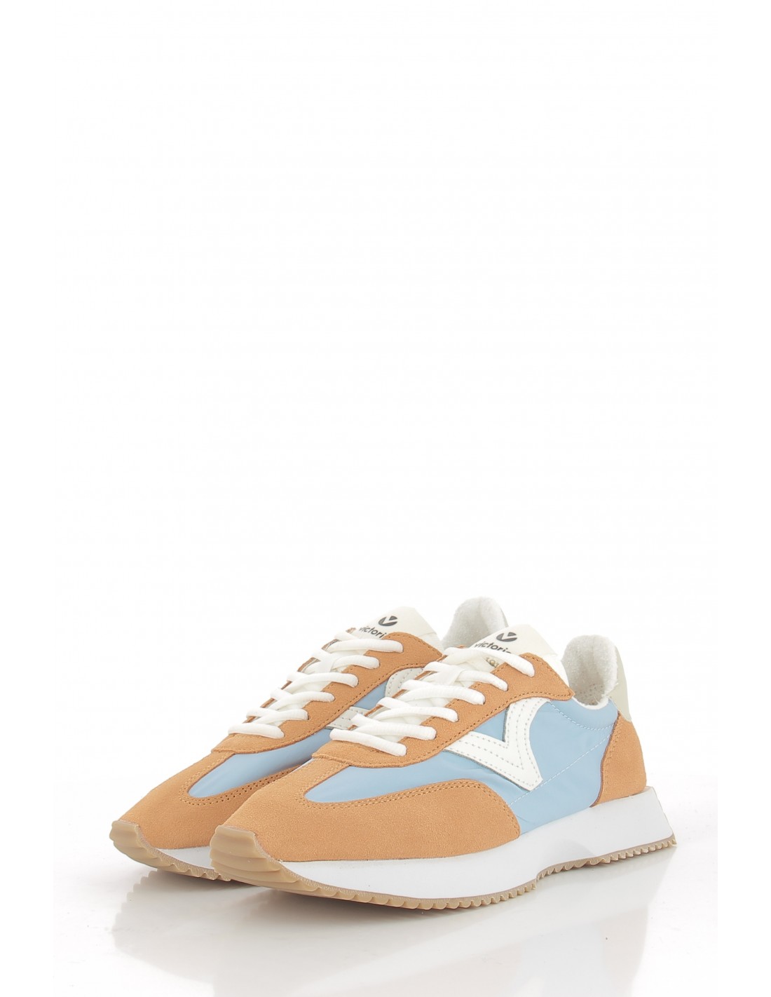 victoria Baskets de ville femme Orange/Bleu