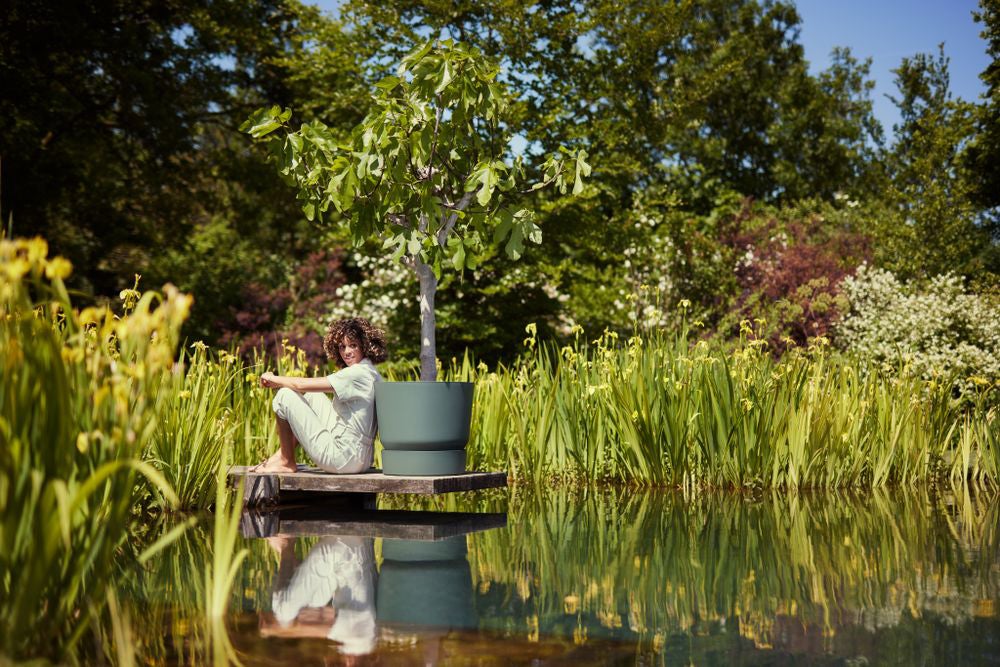 Elho bloempot Greenville groen D 50 H 55 cm
