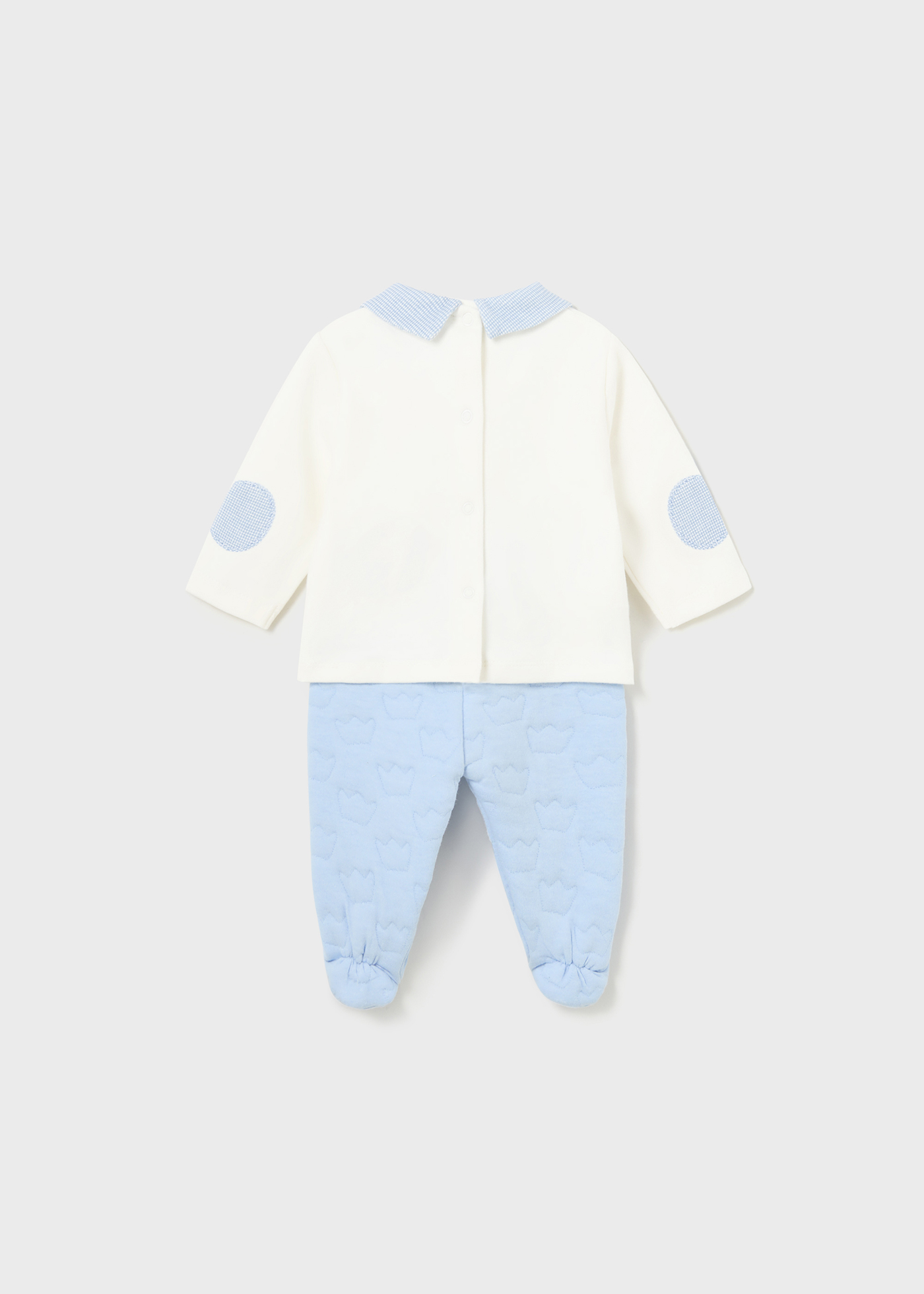 Conjunto de malha de algodão Better Cotton de 2 peças para recém-nascido