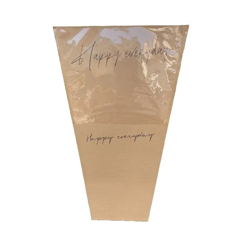 (20er Set) 44x28cm Blumenstrauss Geschenk Papier Deko Verpackung Floristik Bouquet Kraftpapier - Braun