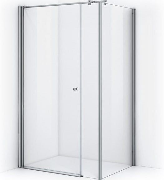 Zircon - Comfort - Douchecabine - Chroom - 110x90 cm - Draaideur - Helder glas