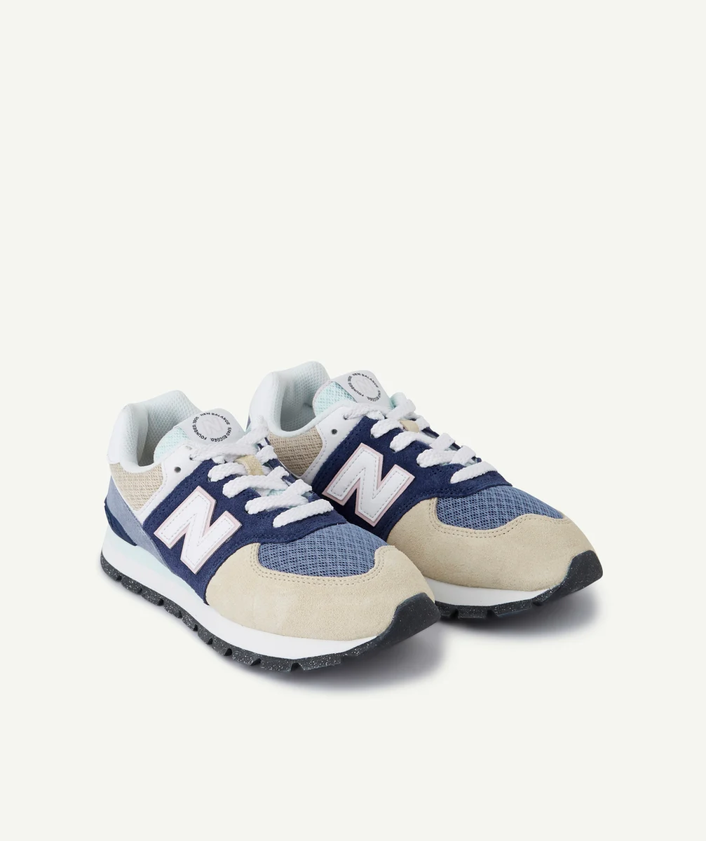 NEW BALANCEBASKETS 574 BEIGES ET BLEUES