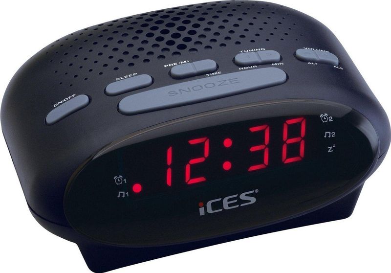 Ices - ICR-210 - Wekkerradio - Zwart