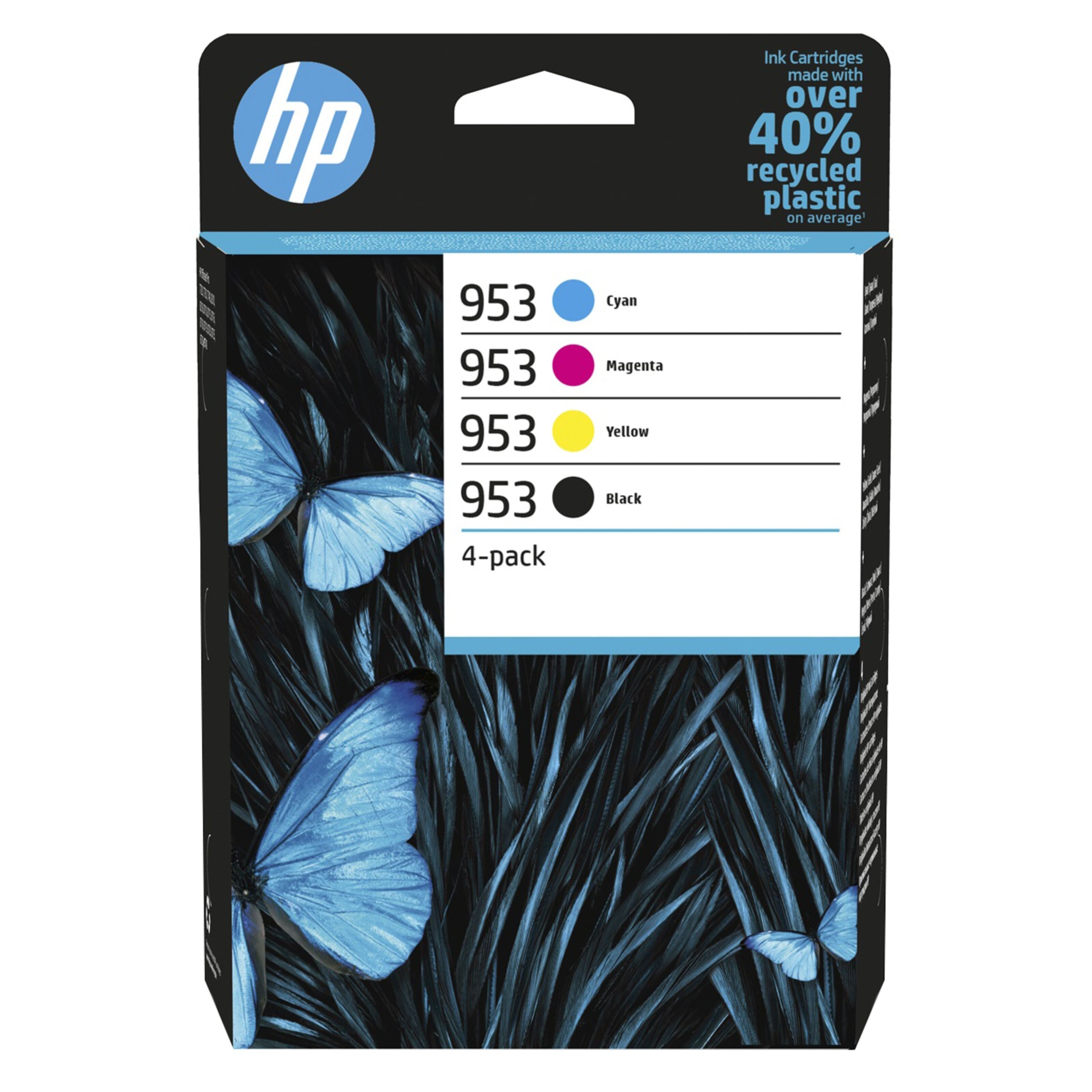 HP 953 Blekkpatroner 4-pk.
