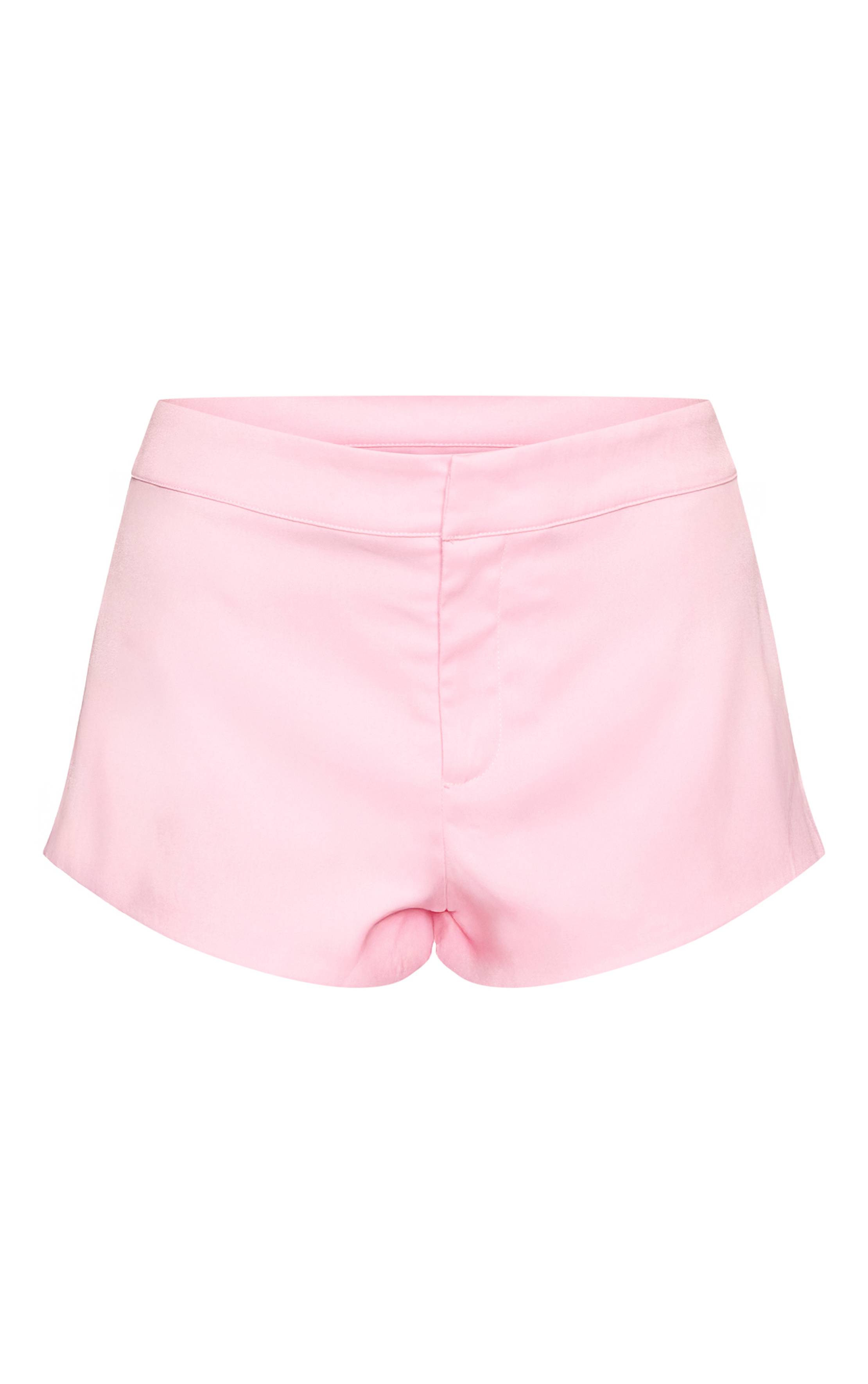 Rose Bébé Short Tailleur Détail Boutons Ensemble Coordonné