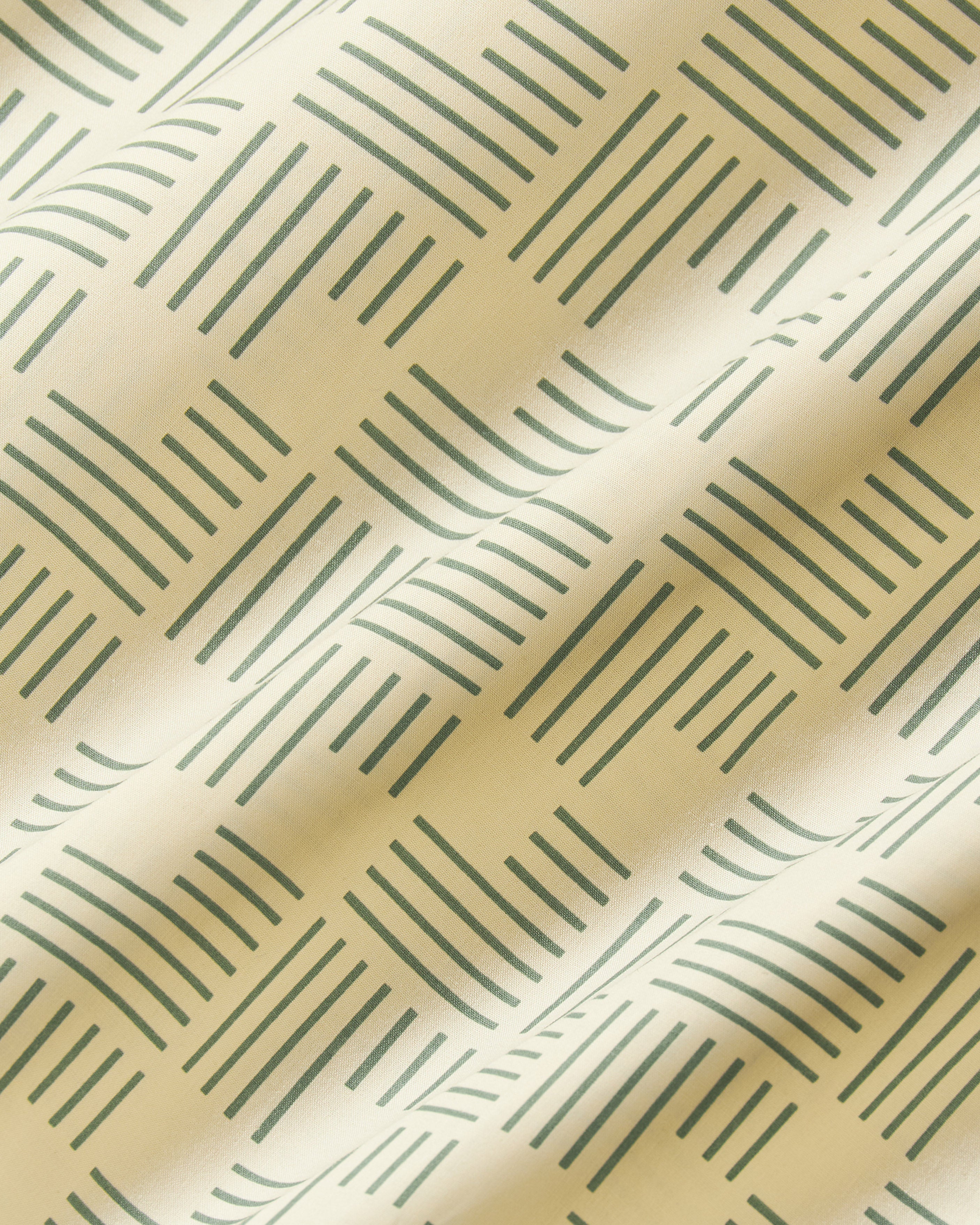 Katoenen perkal kussenhoes Inki met geometrische print