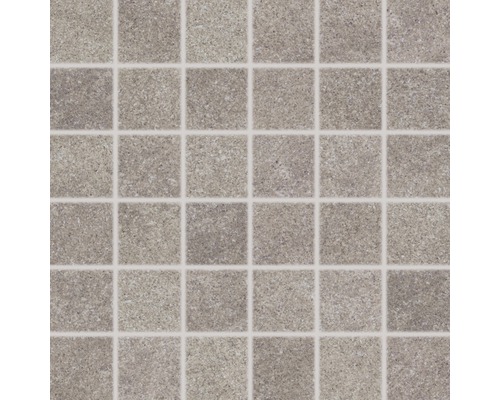 Porseleinen steengoed mozaïek Udine beige-grijs ongeglazuurd 30x30cm, inhoud 3 stuks