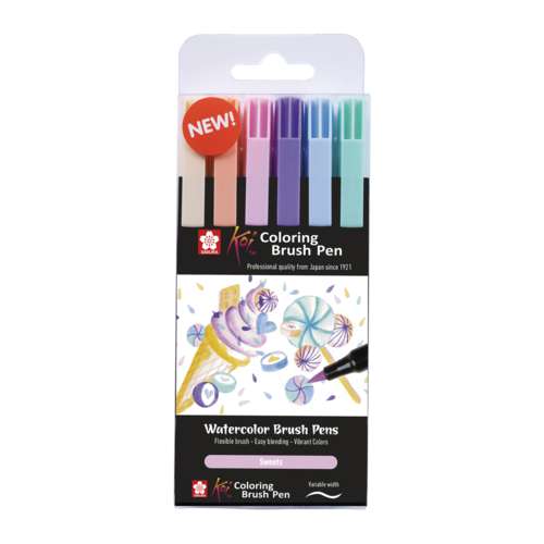 SAKURA® Koi Coloring Brush Pen 6er-Sets