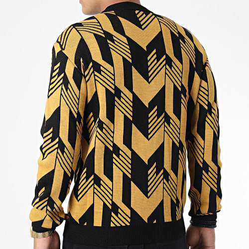 Pull AVH-179 Jaune Noir