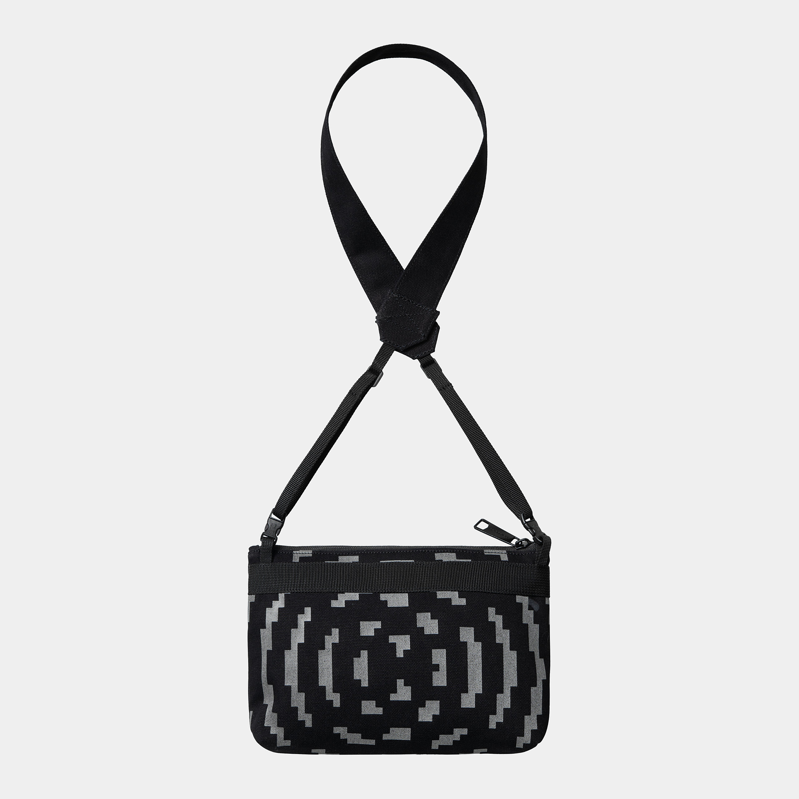 Carhartt WIP Way Of The Light Strap Bag - Black / Dark Grey Reflective