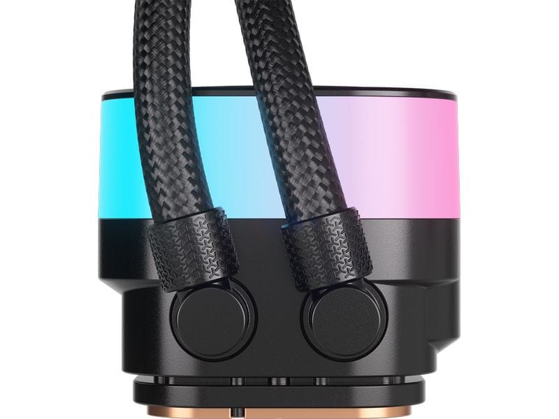 Corsair Wasserkühlung CORSAIR iCUE LINK TITAN 420 RX RGB RGB Wasserkühlung mit 140mm Lüfter