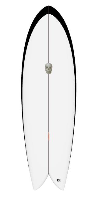 Christenson Surfboards Myconaut - Black Rails - 6'1 x 21 1/2