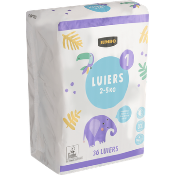Jumbo Luiers Maat 1 2-5 kg 36 Stuks