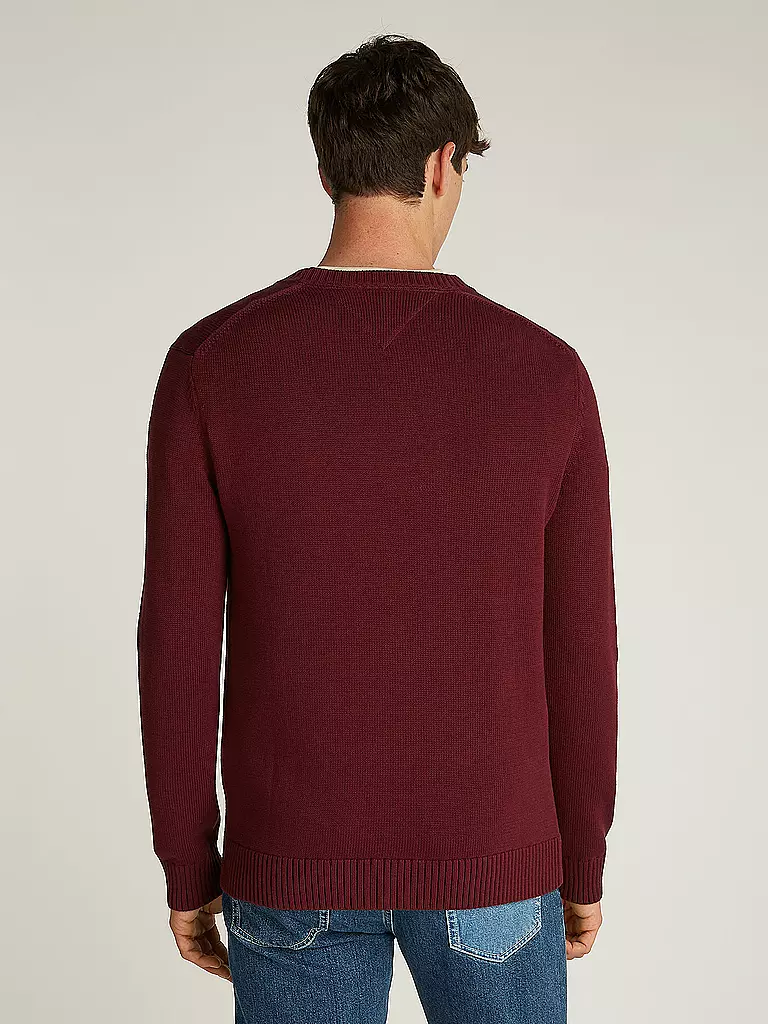 TOMMY JEANS Pullover beere