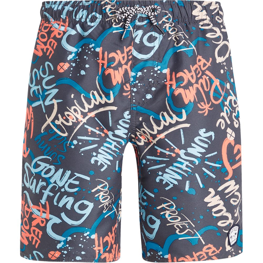Protest Bart Jr Badeshorts Jungen deep grey