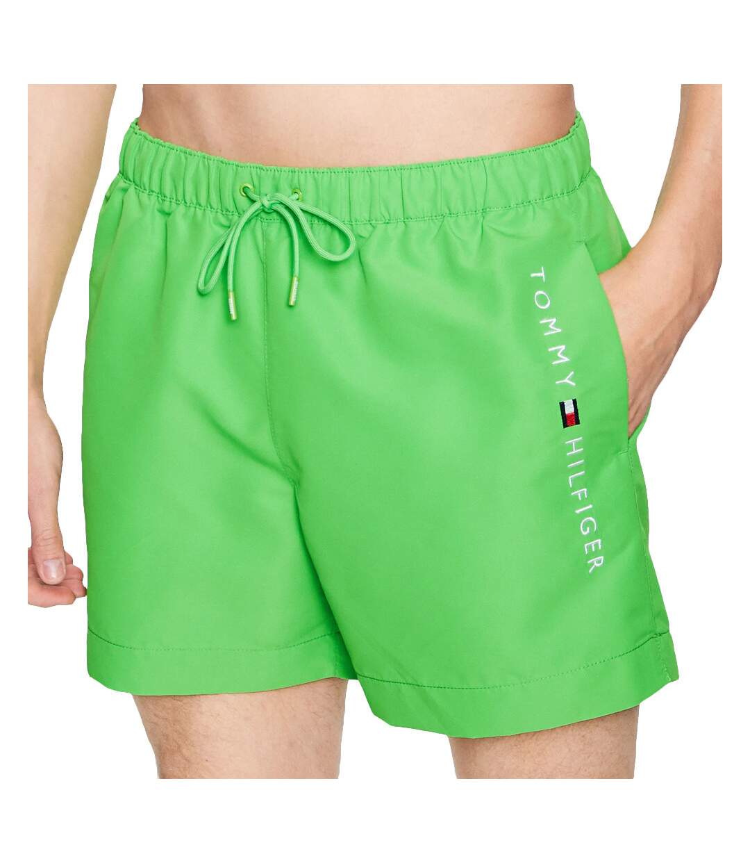 Short de bain Vert Homme Tommy Hilfiger Drawstring