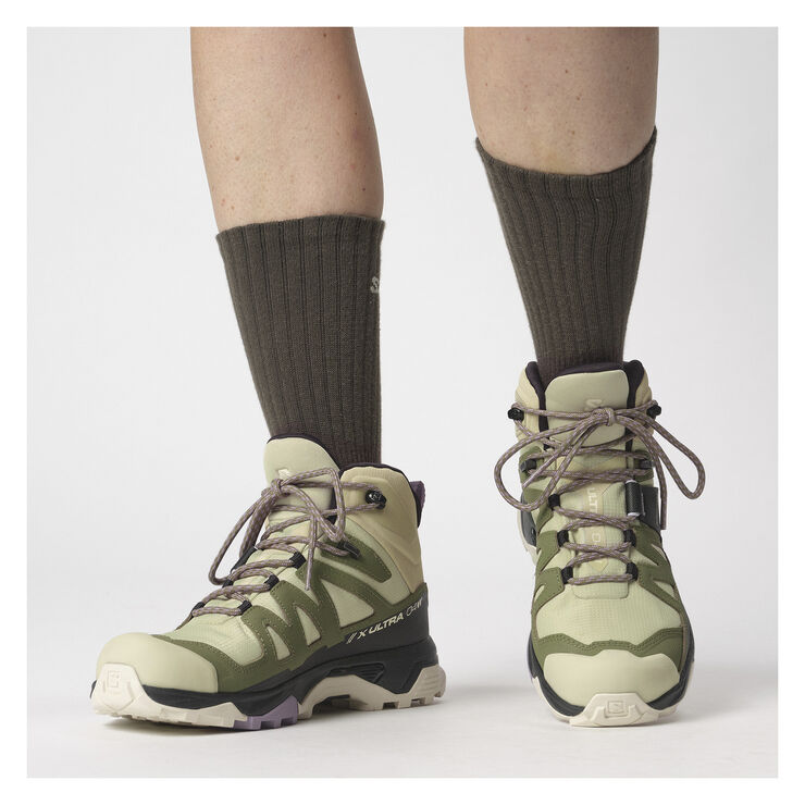 Salomon Salomon X Ultra 4 Mid GTX vandrestøvle, dame Grøn