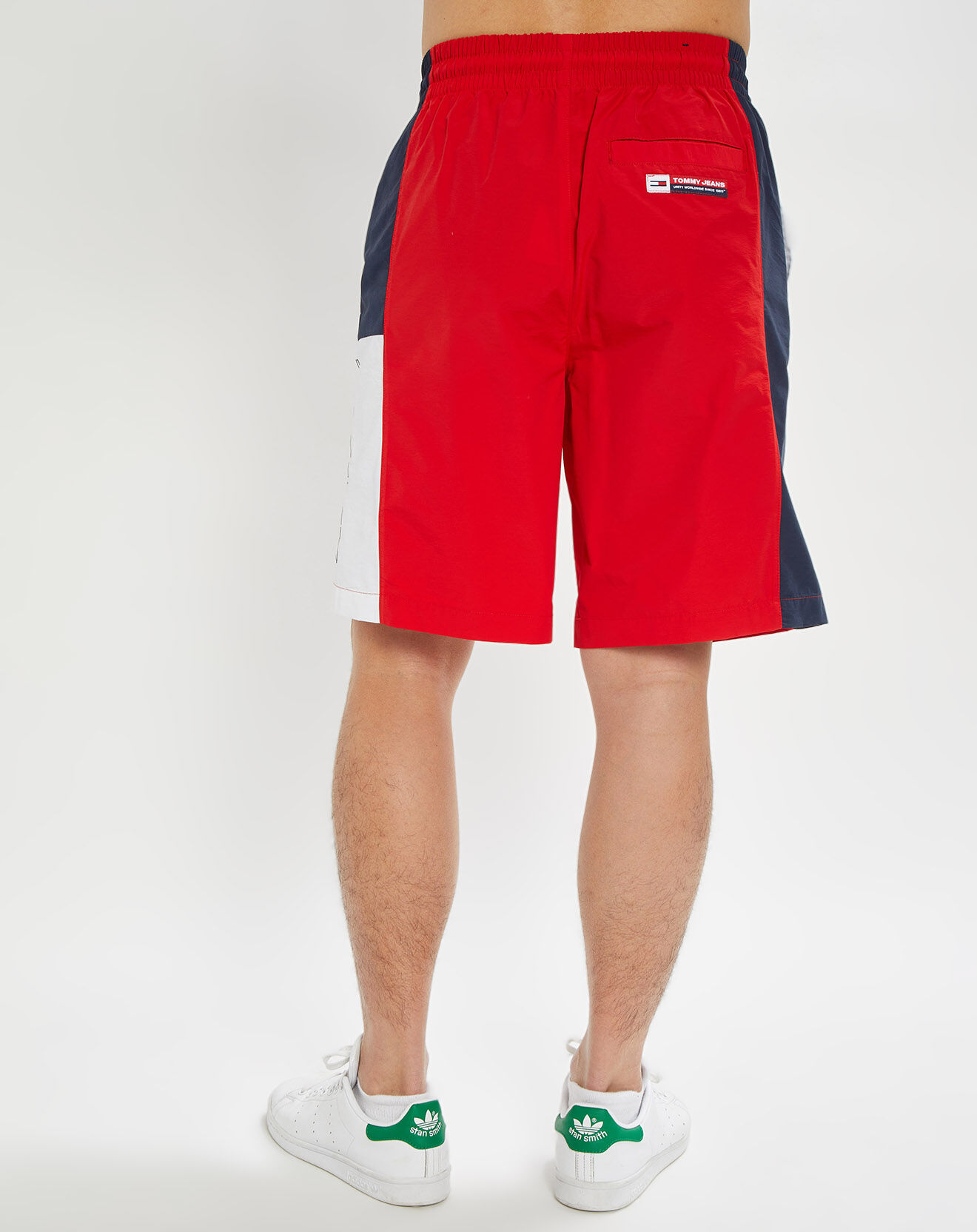 Tommy Jeans Short Archive Basketball rouge