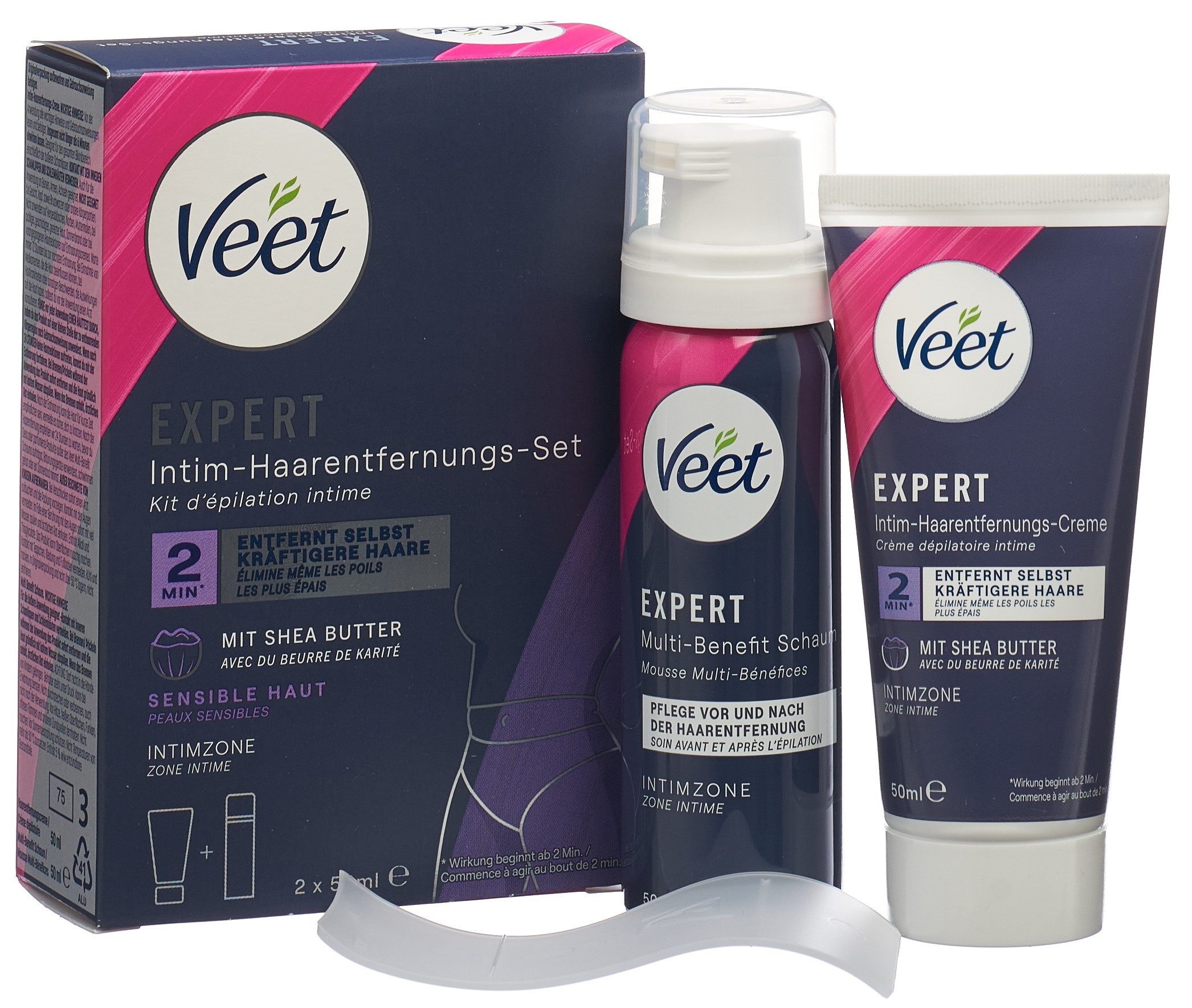 Veet Intim-Haarentfernungs-Kit 50 ml