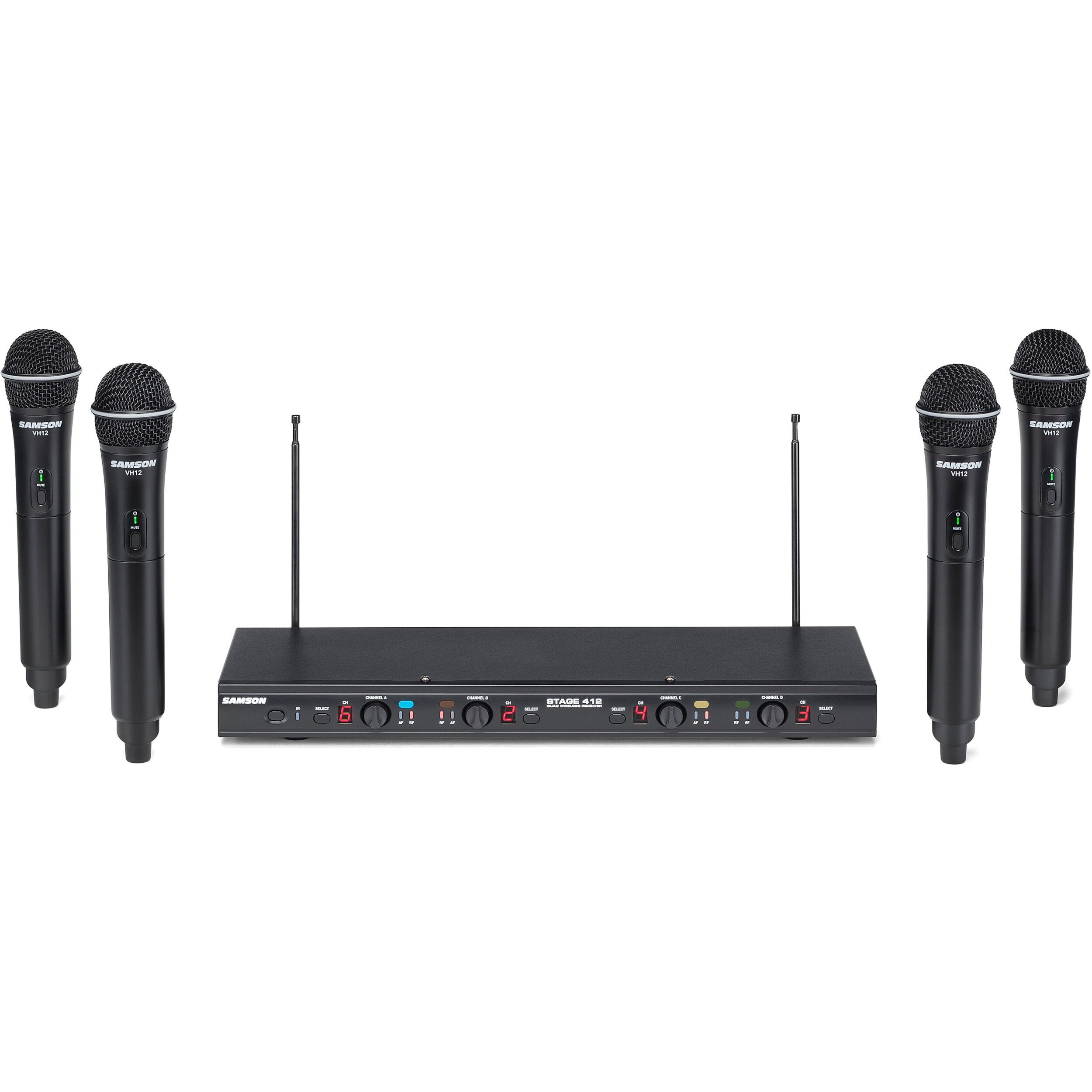 Samson Stage 412 vierdelige draadloze microfoonset