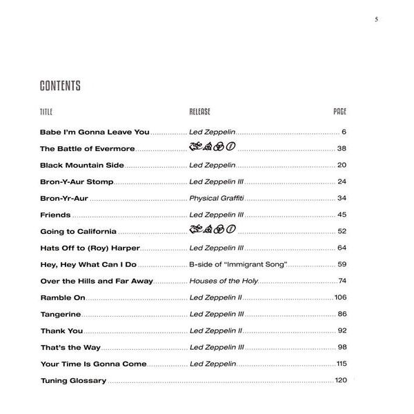 Alfred Music Publishing Led Zeppelin Acoustic Classics