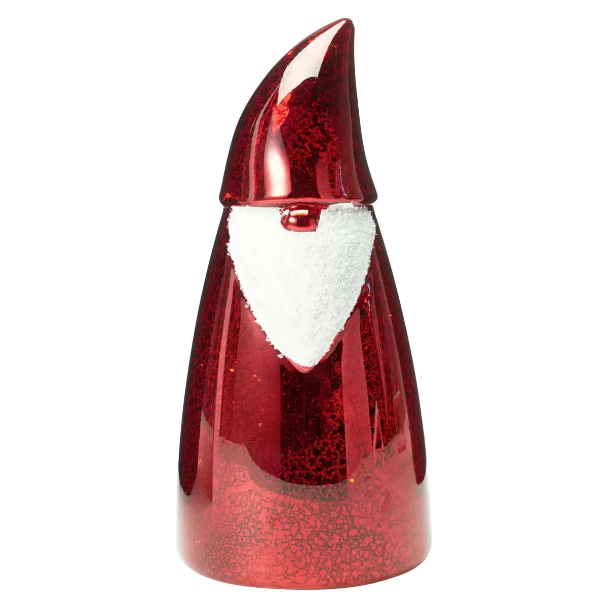 Weihanchtsmann LED Glaslampe coffee,rot,weiss