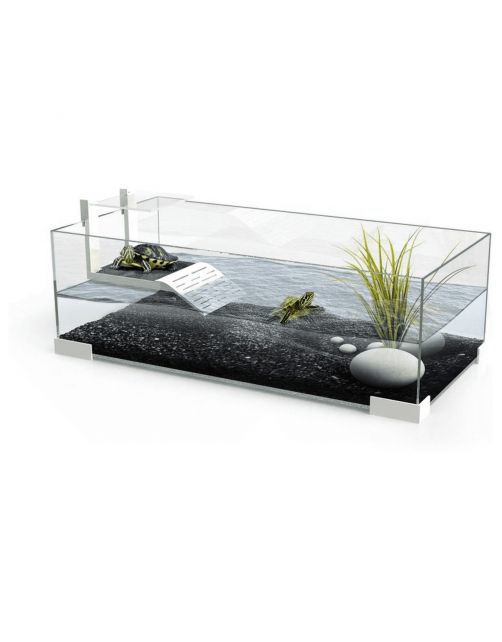 Ciano Waterschildpadden Tartarium  60 - Terraria - 60x29.6x22.5 cm Wit