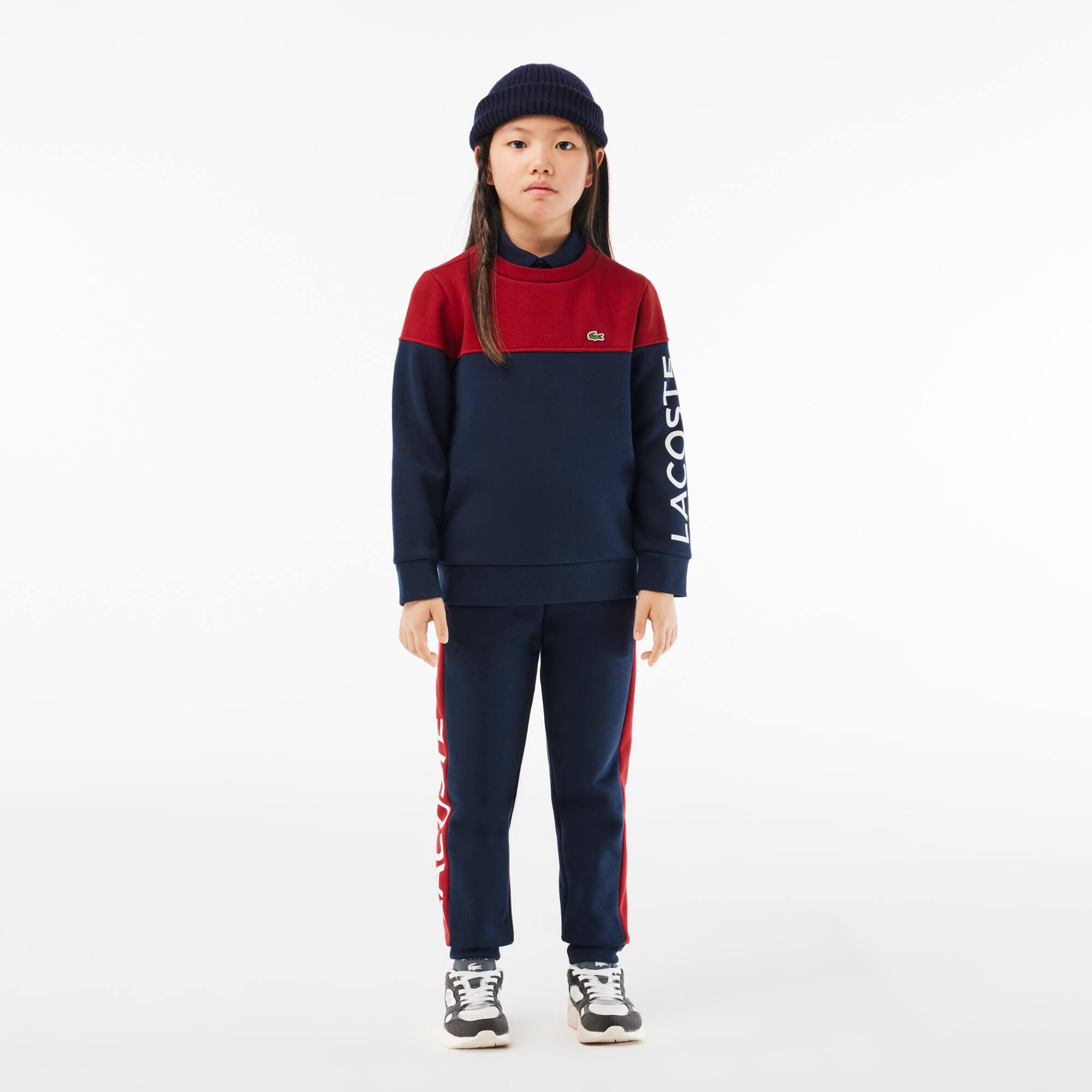 Kinder LACOSTE Trainingshose aus Bio-Baumwolle und recyceltem Polyester Hosen - Blau - Lacoste - Kinder