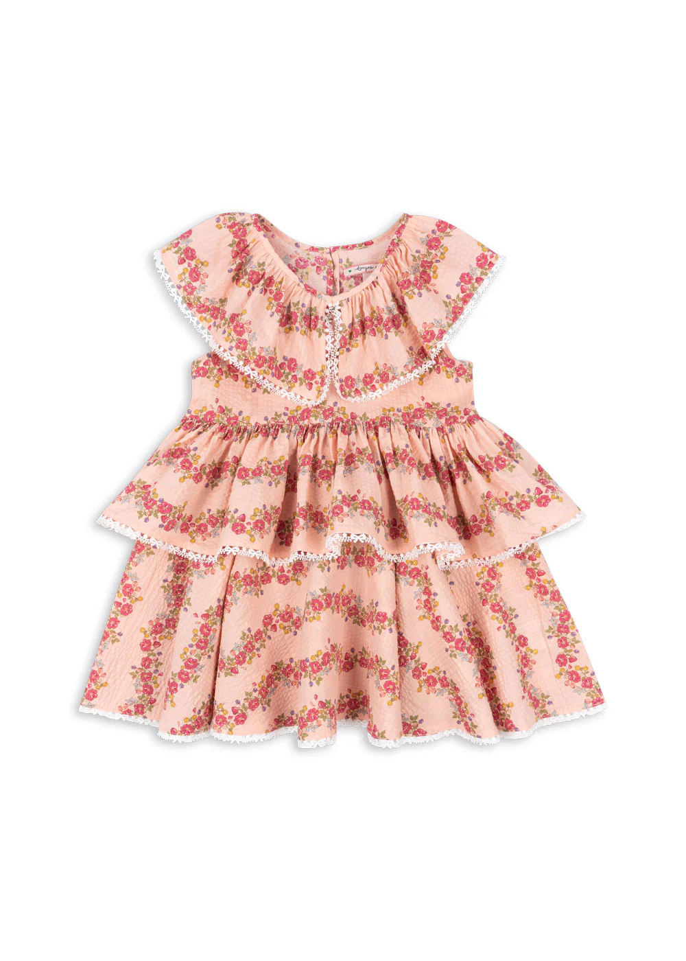 Bella kjole - floria pink - 12M