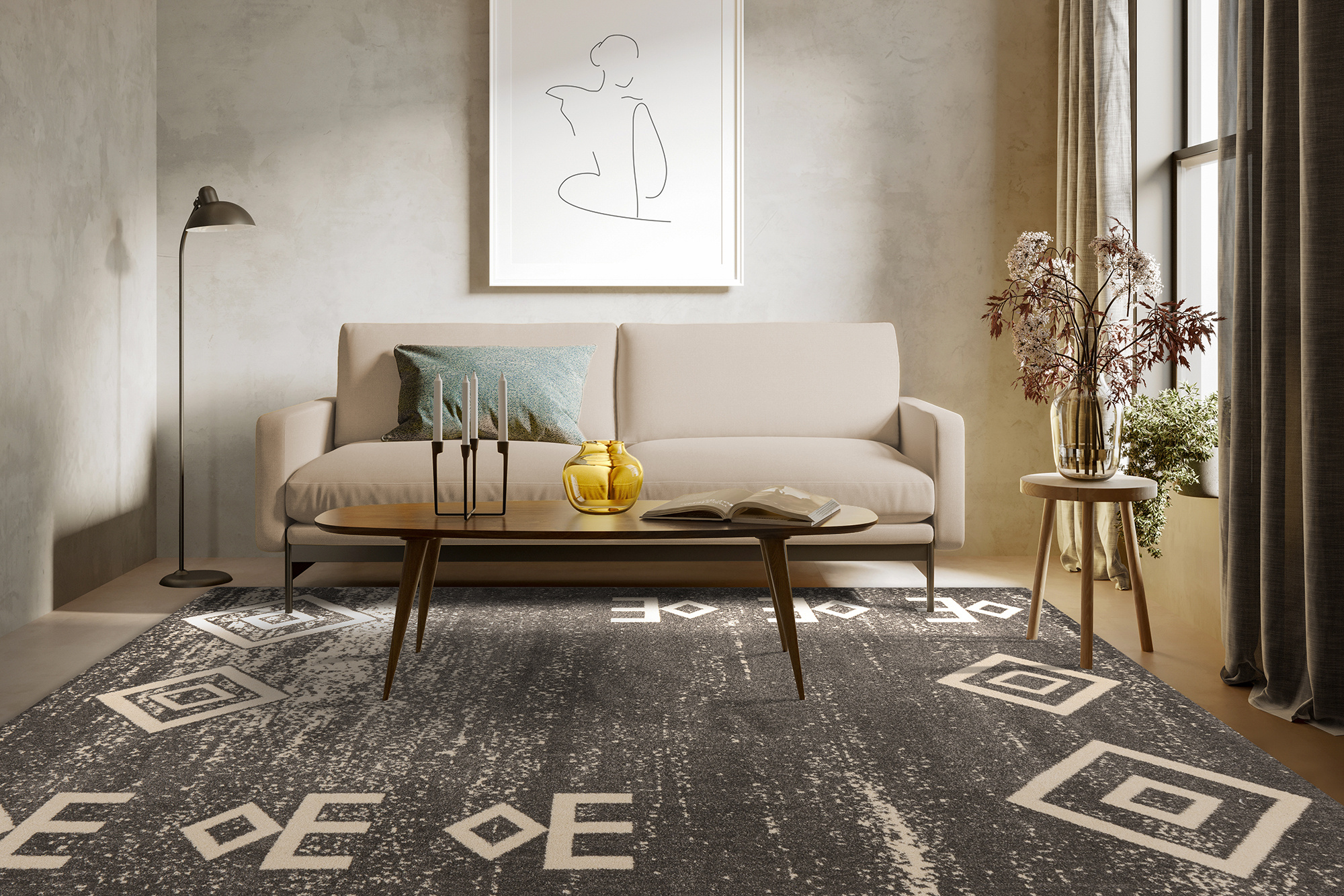 Teppich NAILA 80 x 150 cm