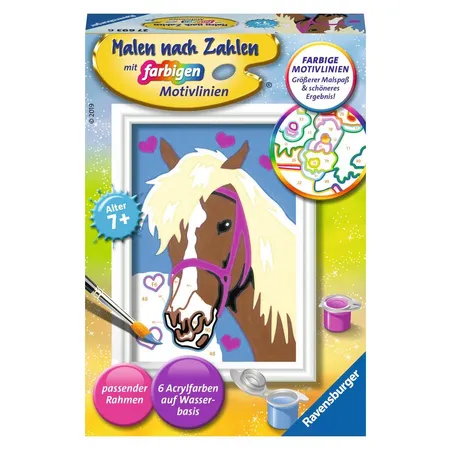 Ravensburger Malen nach Zahlen Liebes Pferd