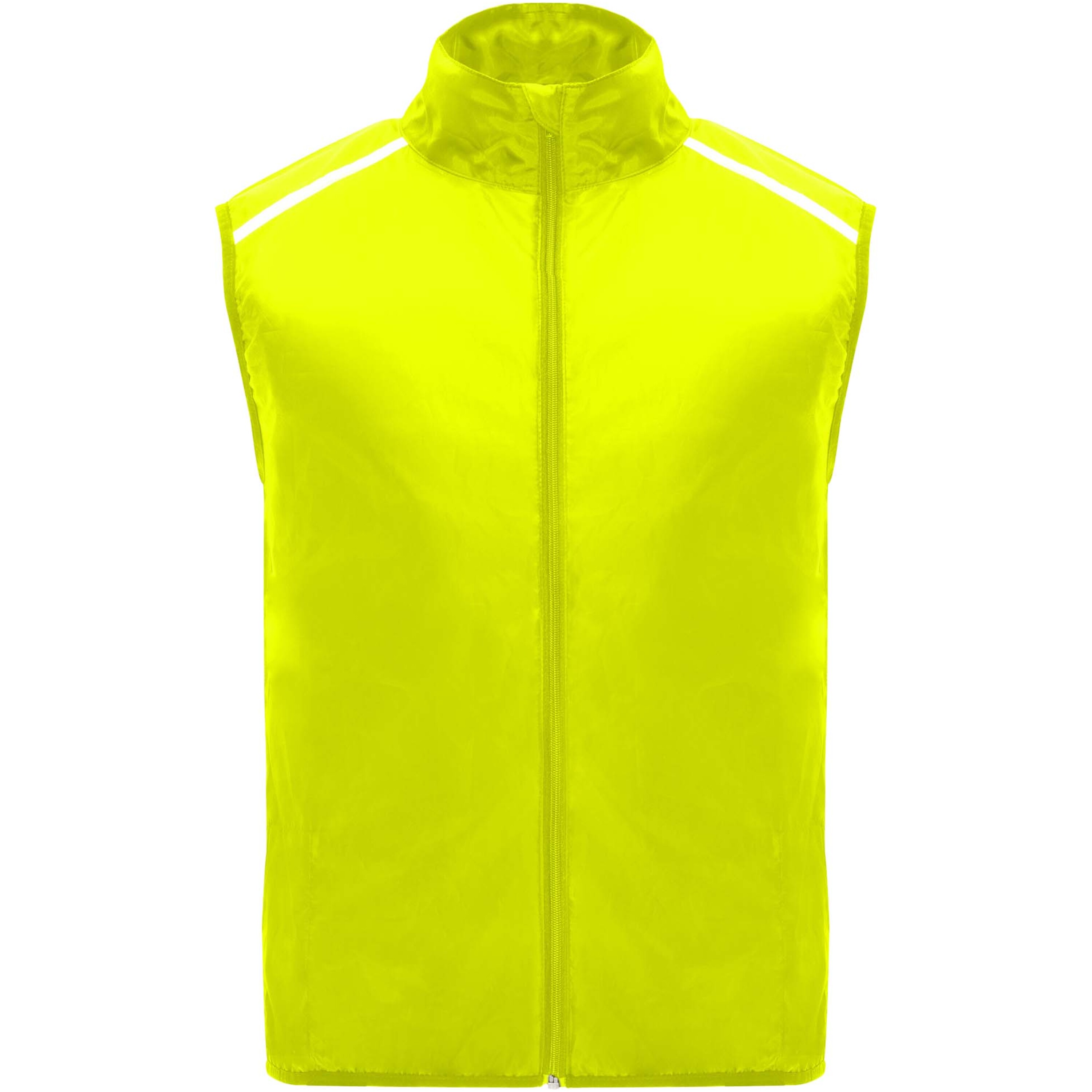 Roly R6684 - JANNU Gilet de course léger avec haute visibilité et caractéristiques techniques