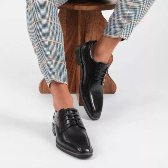 Derbies NOIR B-BLAKE