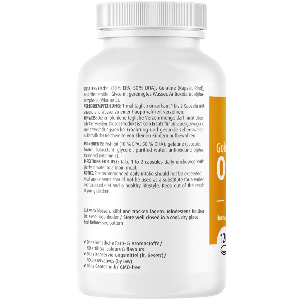 ZeinPharma® Omega 3 Kapseln Gold Brain Edition