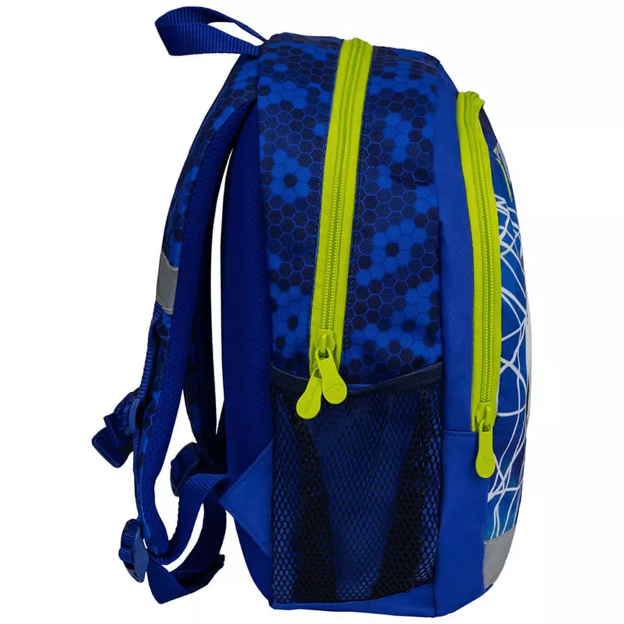 Belmil Kindergartenrucksack Kiddy Plus Kindergartenrucksack für 3-6 Jährige Kinder mit Brustgurt Football Sport