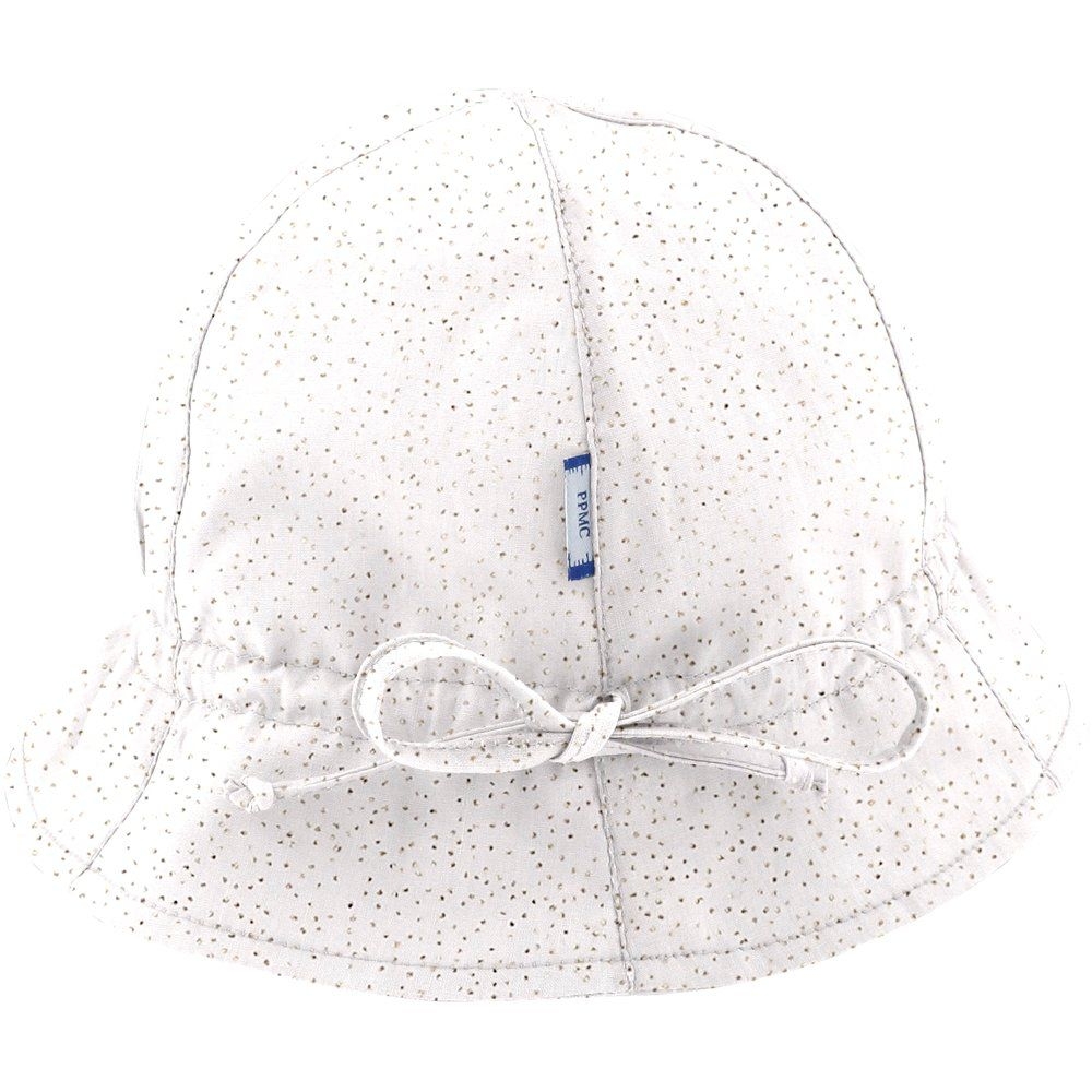 Chapeau Soleil Charlotte Blanc Pailleté