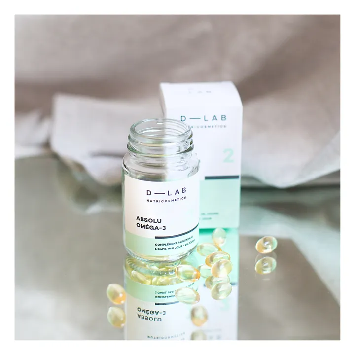 D-LAB NUTRICOSMETICS Absolu Oméga-3  Complément alimentaire - 1 mois