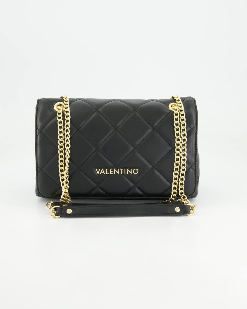 Valentino Flap Bag Ocarina Handtasche in Schwarz