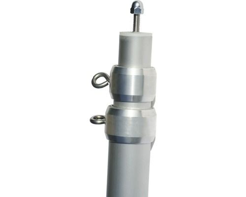 Aluminium telescopische mast voor zonnezeilen, 2,8 m