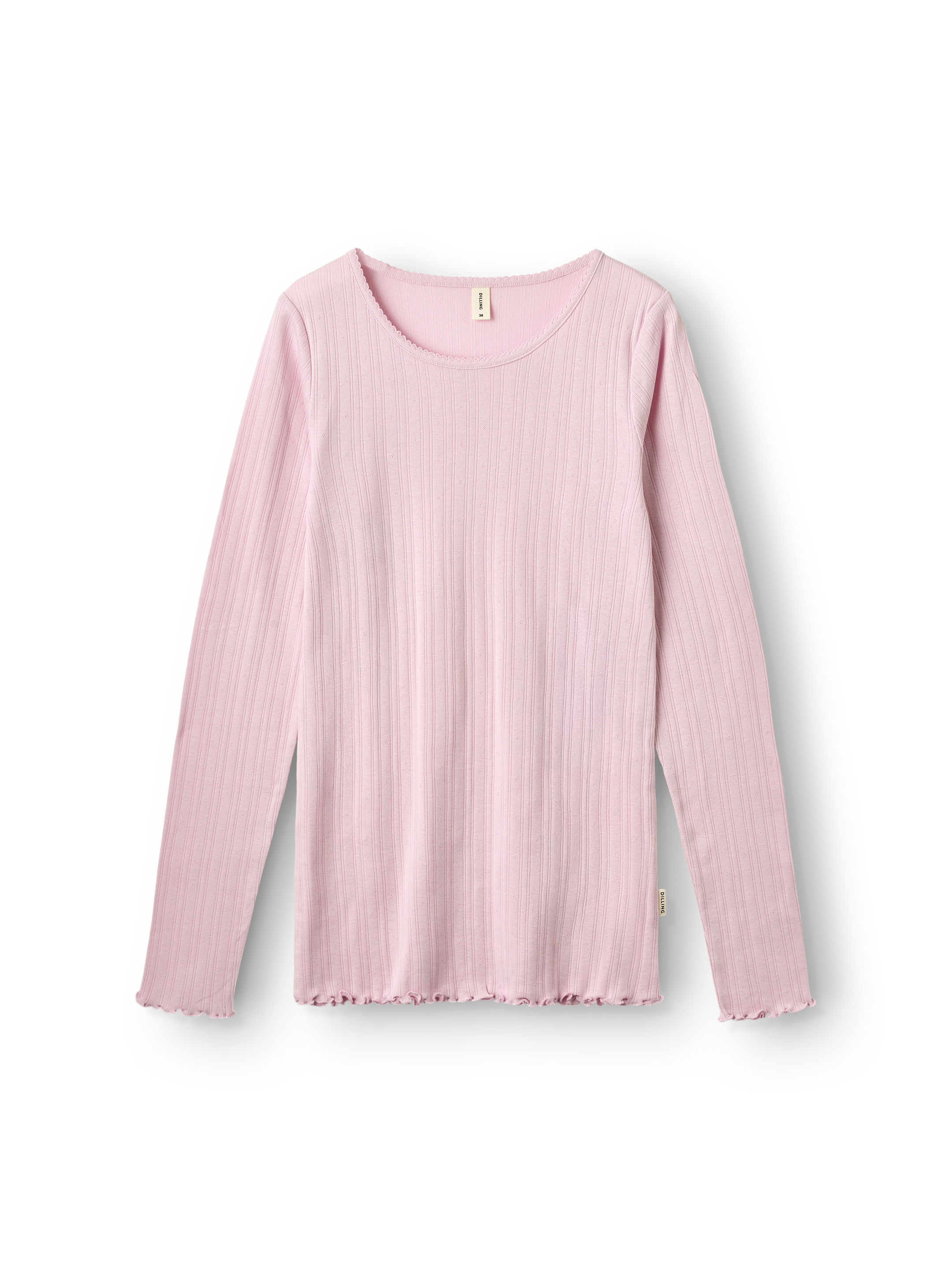Pointelle shirt van katoen voor dames