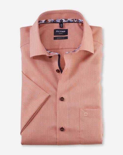 OLYMP| Herren Hemd OLYMP LUXOR  Modern Fit Kurzarm