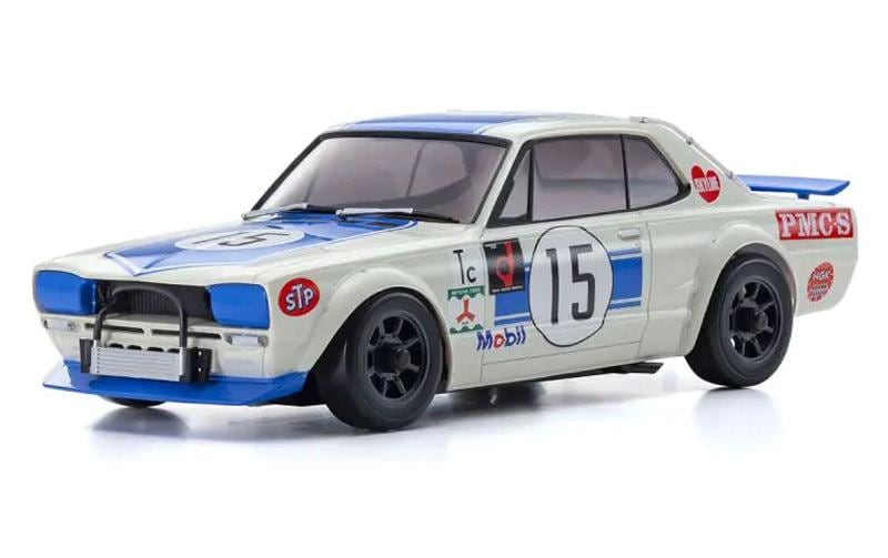 Mini-Z MA020 Nissan Skyline 2000GT-R AWD Blau, ARTR, 1:27<br>Nissan Skyline 2000GT-R Mini-Z MA-020 4WD On-Road Modell im Readyset