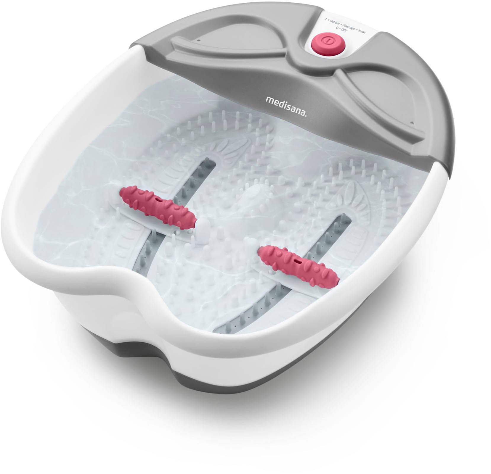 Medisana Fussbad »FS 300« Set, 3-tlg., Sprudel- und Vibrationsmassage, Reflexzonenmassage