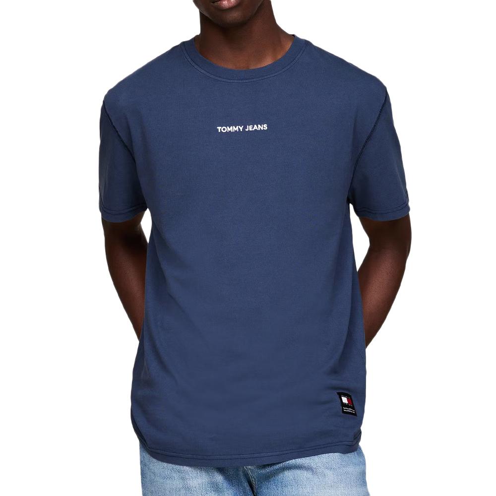 Tommy Hilfiger T-shirt Marine Homme Tommy Jeans Reg Gd