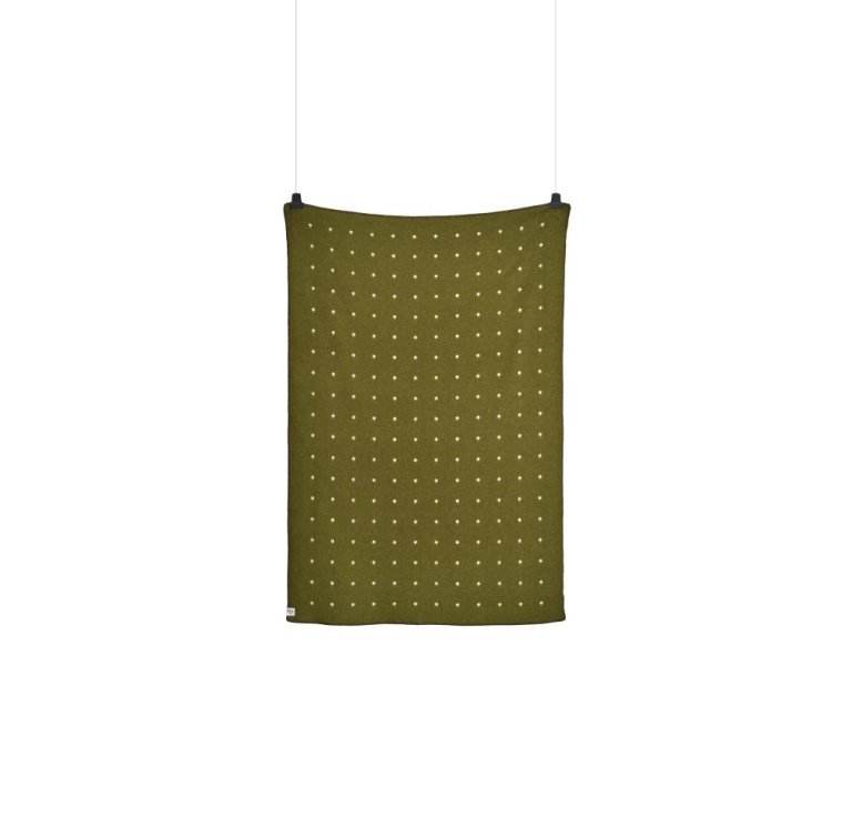 Røros Tweed Pastille plaid 135x200 Black/White