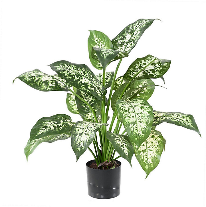 Pot Dieffenbachia artificiel