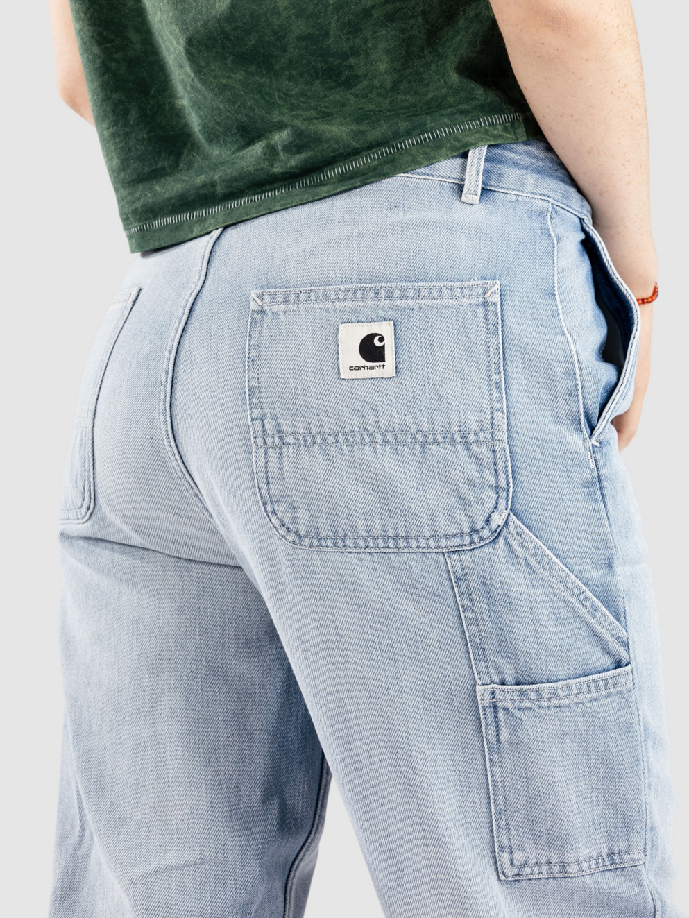 Carhartt WIP Pierce Straight Jeans light stone washed blue