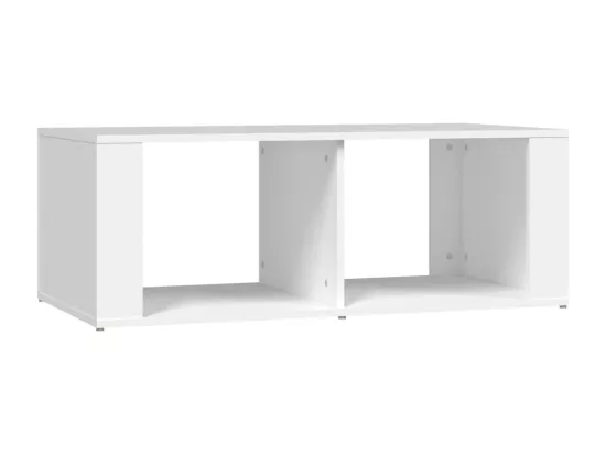 Table basse Blanc 100x50x36 cm Bois d'ingénierie