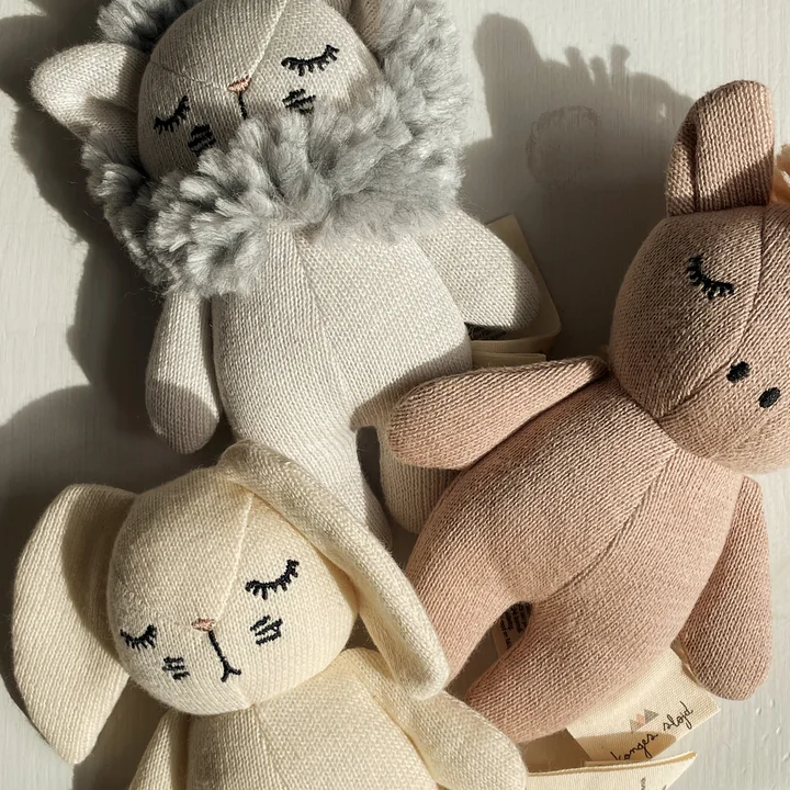 Konges Sløjd - Mini Einhorn Kuscheltier, rose